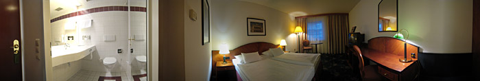 Zimmer 401 im Hotel Wimberger, Wien; Bild größerklickbar